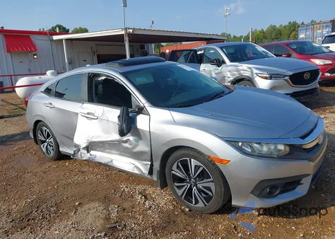 2016 Honda Civic Ex-L from USA, damaged, VIN 19XFC1F74GE037114